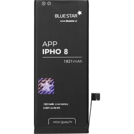 Bluestar Akku Ersatz kompatibel mit iPhone 8 1821 mAh 3,82V Austausch Batterie Handy Accu APN 616-00357