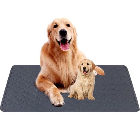 Tapis d'apprentissage de la propreté lavables et réutilisables pour chiens, imperméables et antidérapants, parfaits pour les chiots et les chats (1/4)