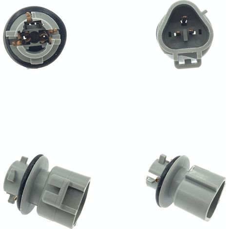 Automotive lamp holder suitable for Toyota Land Cruiser side marker lights, daytime running lights, T10 lamp wires, and side marker light interfaces. (1/5)