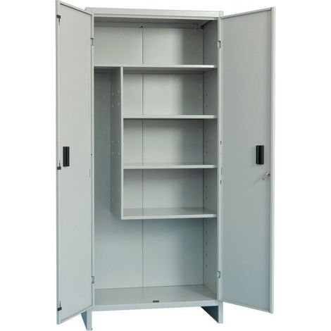 ARMADIO PORTASCOPE e RIPIANI IN LAMIERA 2 ANTE 100X40X180CM