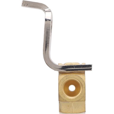 Connecteur de Conduite de Frein, té à 3 Voies pour Conduite de Frein, Ports Filetés 3/8"-24 avec Support de Montage pour Tuyaux 3/16" (1/5)