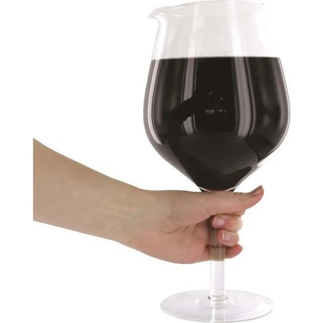 Caraffa da vino in vetro 1,6 litri trasparente