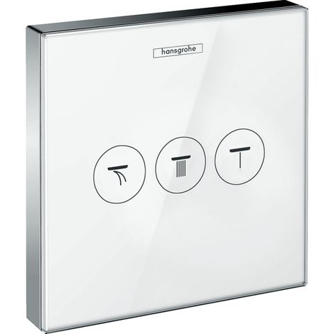 Vanne SHOWERSELECT VERRE UP pour 3 débits chauds/froids (1/6)