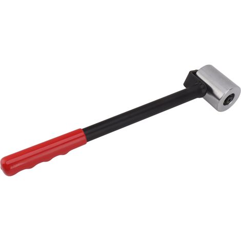 Rouleau Ă joints de papier peint en fer Ă repasser Ă angle droit avec long manche droit, outil de lissage manuel pour membranes de toiture et de terrasse en PVC (1/5)