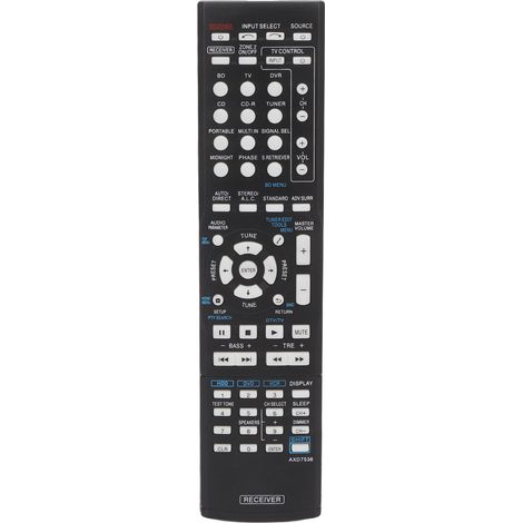 Télécommande compatible avec les amplificateurs audio-vidéo Pioneer VSX 423 K, AXD7517, AXD7621, AXD7536 et AXD7501. (1/5)