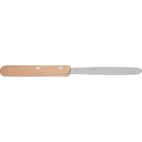 Spatule de Mélange Dentaire en Acier Inoxydable avec Manche en Bois pour Plâtre (1/5)