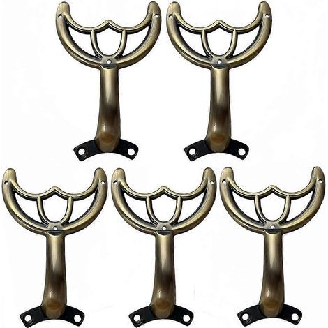 Kit de remplacement de 5 bras de pales de ventilateur de plafond de 132 cm (52 pouces), supports de montage pour pales usées, performance silencieuse et équilibrée