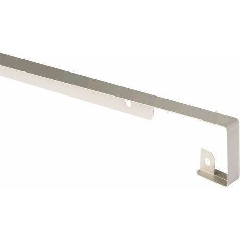Nordlinger – Profilé de finition aluminium blanc pour plans de travail – Résistant à la corrosion – Installation facile avec silicone ou vis – Finition élégante