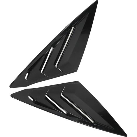 persiennes de vitre arrière gauche et droite, noir brillant, pour Honda Civic berline 11e génération (2022) (1/5)