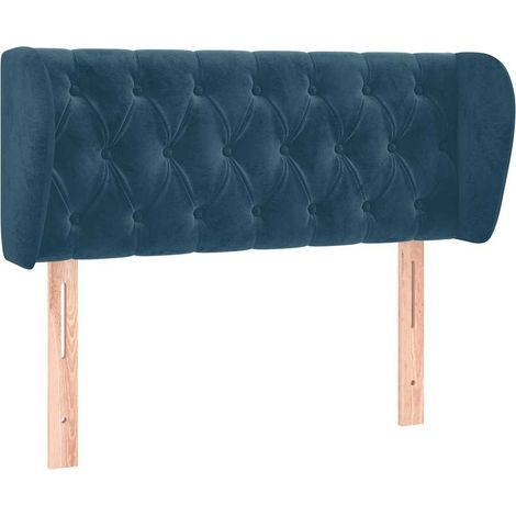 Maison Exclusive - Cabecero de terciopelo azul oscuro 103x23x78/8 (1/5)