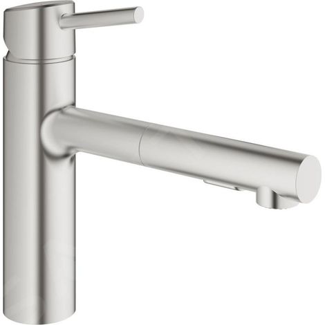 Grohe Concetto - Mitigeur d’évier, supersteel 30273DC1