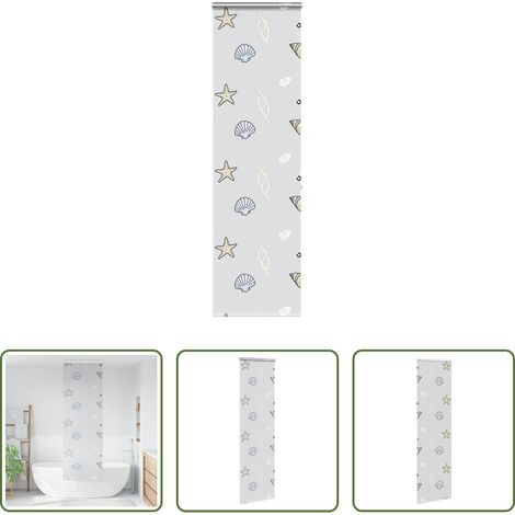 vidaXL Duschrollo mit Kassette - Duschrollo mit Kassette 80x240 cm Stoffbreite 76 cm (1/5)