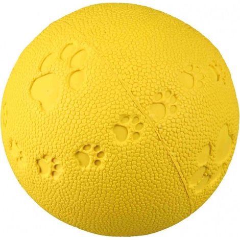 TRIXIE BALLE DE JEU CAOUTCHOUC NATUREL DIAMÈTRE 9 CM POUR CHIEN