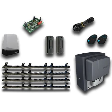 came kit complet motorisation 801ms-0020 + 4 mt crémaillère nyl empu2923crem
