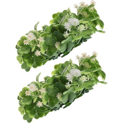 2pièces Décorations Saint-Patrick De Bougies Forme De Fausses Bougies De Table Centre De Table pour Fête Décorations Artificielles pour Intérieur (1/5)
