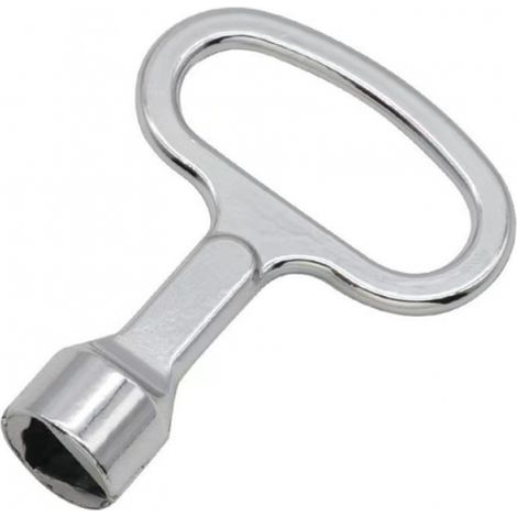 BEBUSINGOTO Dreieckiger Mülltonnenschlüssel, Dreieckiger Metallsteckdosenschlüssel für Gaszähler, Aufzüge, Schaltschränke und Gehäuse