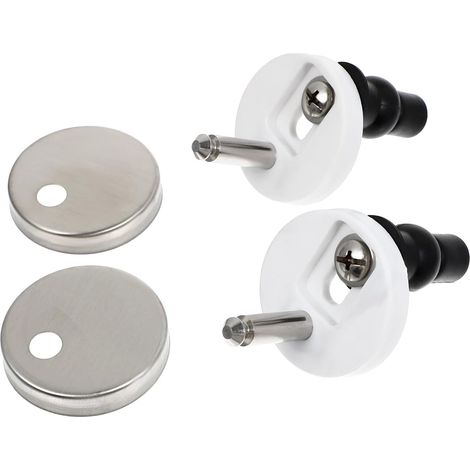 Fixations Charnières Inox pour Abattant Wc (1/5)