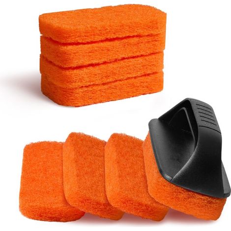 Irovami Kit nettoyage plaque cuisson – 9 pièces, anti-rayures, Blackstone, barbecue (1/5)