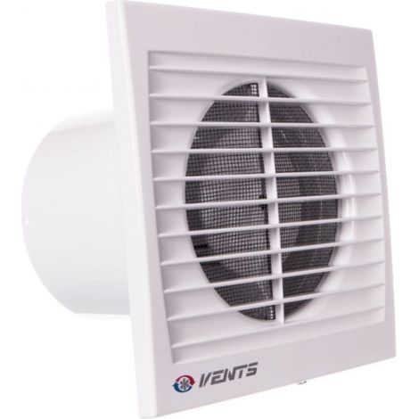 Ventilador doméstico Ø 100 230V 5.6 78m3/h 34dB estándar de pared (estilo S) 100S