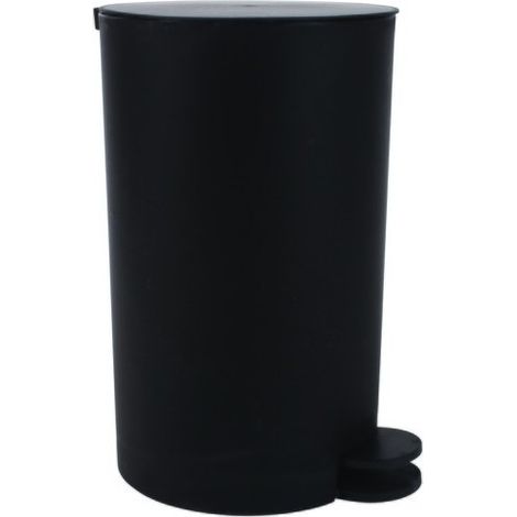 Papelera con pedal PP OSAKI 3L Negro mate MSV (1/5)