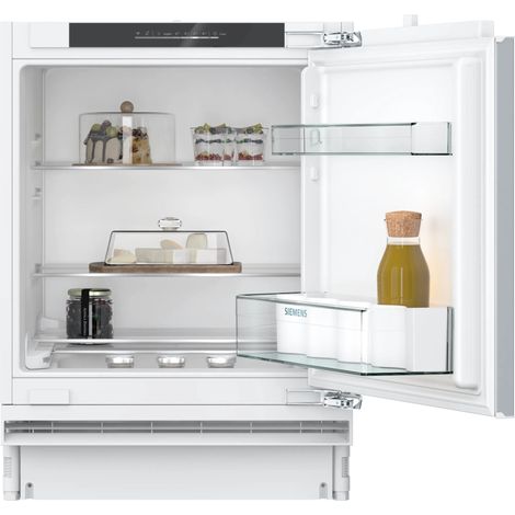 Siemens iQ300 KU21RVFE0. Capacità netta frigorifero: 134 L, Classe climatica: SN-T, Emissione acustica: 35 dB. Numero di ripiani frigorifero: 3. Tipo di lampada: LED. Cerniera porta: Destra. Consum... (1/5)