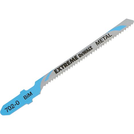 DEWALT HSS Metal Cutting Jigsaw Blades T118EOF Pack of 5 82mm
