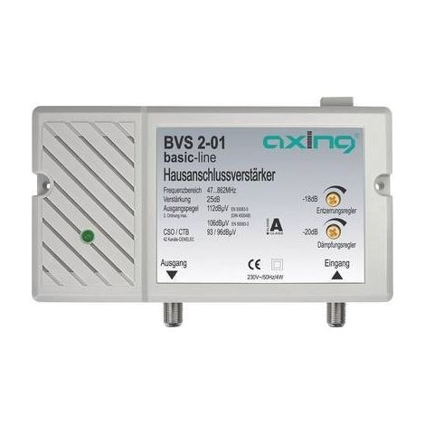 Axing BVS 2 -01 Amplificatore per TV via cavo 25 dB