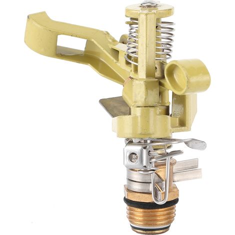 Buse d'arrosage rotative en alliage de zinc à filetage mâle G1/2 pour l'irrigation de jardin et de pelouse (1/5)
