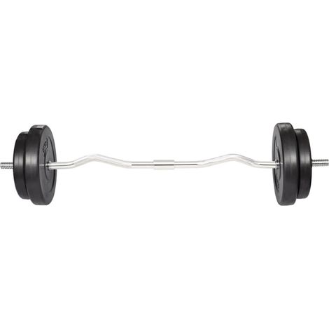 Maison Exclusive - Hantelset mit Curlstange und Hantelscheiben 30