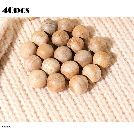Boules de bois de camphre naturel pour armoires - 100% naturel, non toxique et sain, ingrédients sûrs Purificateur d'air pour armoire,