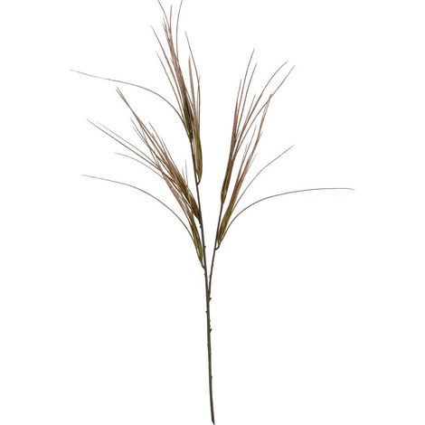 Brome Grass Spray Artificial Flower - Plastic - L22 x W15 x H104 cm - Green