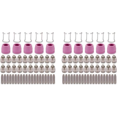 AG60-55 WSD-60 Plasma Cutter Torch Tip Buses Consommables Kit Plasma Cutter Accessoires 100PK (1/5)
