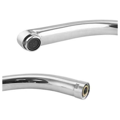 Monomando Fregadero Pared Caño Alto Tubo Classic - 11cm, GENIL (1/5)