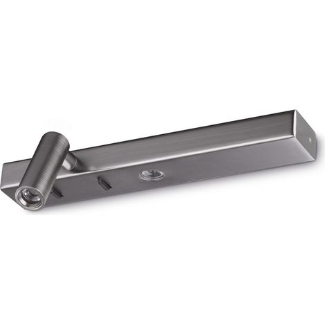 Ideal Lux BONNE NUIT Applique de lecture LED gauche Nickel 3000K