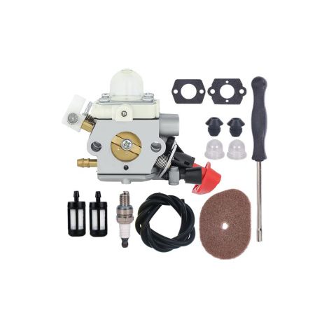 Carburateur spécialisé compatible Zama C1M-S267A, parfaitement adapté aux débroussailleuses Stihl FS40, FS50, FS56 et FC56.