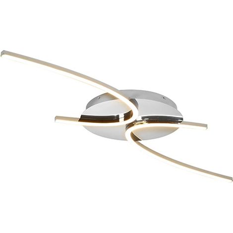 IluminaShop - Lampara de Techo LED Boomerang 33W CCT 2640LM con Mando a Distancia  3000+4000+6000 (1/2)