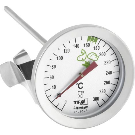 TFA Dostmann 14.1024 Termometro da cucina Grasso, Cibo alla griglia, Cottura al forno