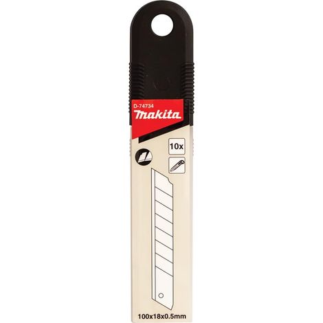 Makita D-74734 - Cuchillas de repuesto (10 unidades)