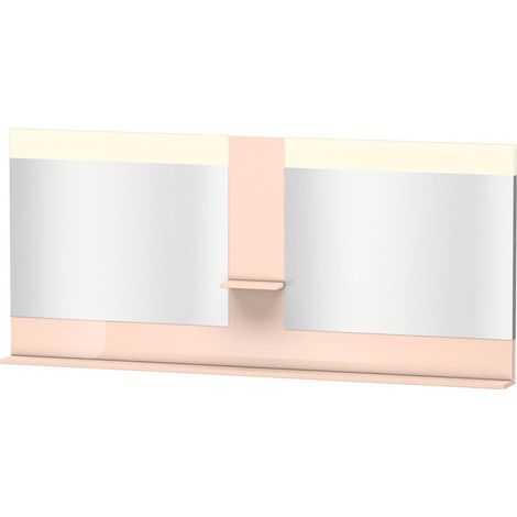 Miroir DuravitVERO 142x1800x800m avec éclairage perle d'abricot haute brillance