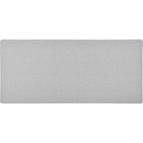 Alfombra de pasillo gris claro 50x100 cm