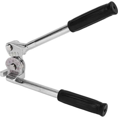 Cintreuse de tube en alliage d'aluminium 0-180°, outil de pliage pour tube cuivre, aluminium, acier inoxydable paroi fine 5/16in. (1/5)