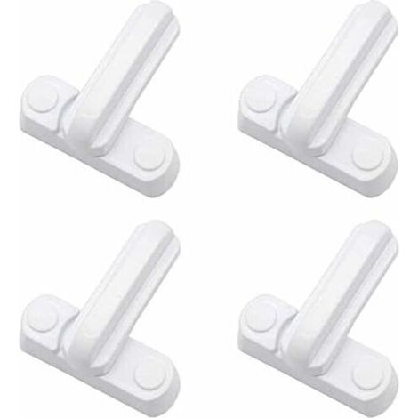 Set mit 4 Schlössern, Riegeln und Türgriffschlössern – zusätzlicher Sicherheitsersatz für Haustüren, Schränke und Fenster (1/5)