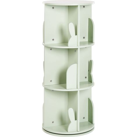 Drehbares Bücherregal CANEY 94 cm Hellgrün