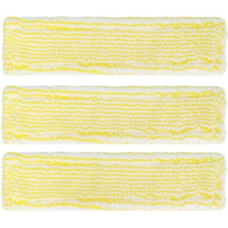 Lot de 3 tampons de nettoyage de vitres en microfibre pour nettoyeur de vitres Karcher WV2 WV5 (1/5)