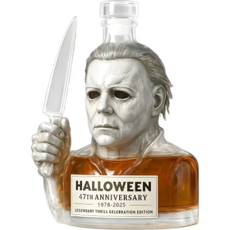 Carafe à whisky Halloween 47e anniversaire 1978-2025, objet de collection, cadeau pour amateurs (1/5)