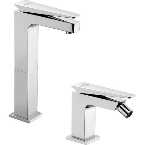 Set miscelatori lavabo alto + bidet Jacuzzi rubinetteria Beam (1/5)