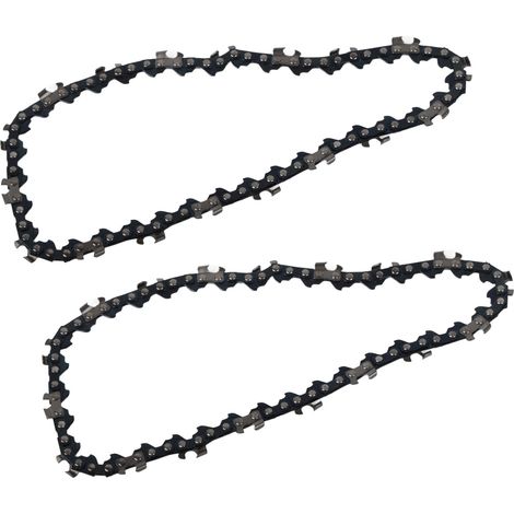 Lot de 2 chaînes de tronçonneuse 6 pouces 36 maillons lames de coupe en alliage d'acier 36 entraînements pour bois (1/5)
