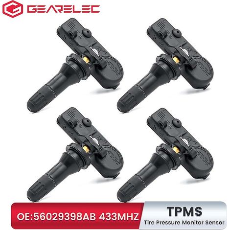 4 capteurs de pression des pneus TPMS 56029398ab 433 MHz pour Chrysler, Jeep, Fiat et Dodge (1/5)