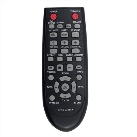 Télécommande De Remplacement - Pour Barre De Son Samsung HW E450 E550 E551 F450 E450ZA E450/ZC E550ZA - Modèle AH59 02434A (1/5)