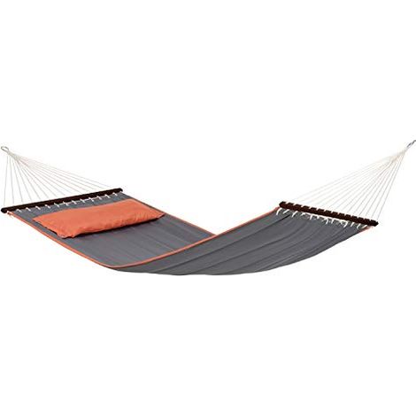Amazonas Hammock AZ-1970000 American Amaca Dream, Grey, Grigio, 335x120x5 cm (1/4)